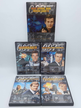 5x James Bond 007 Ultimate Edition DVD Film Sammlung